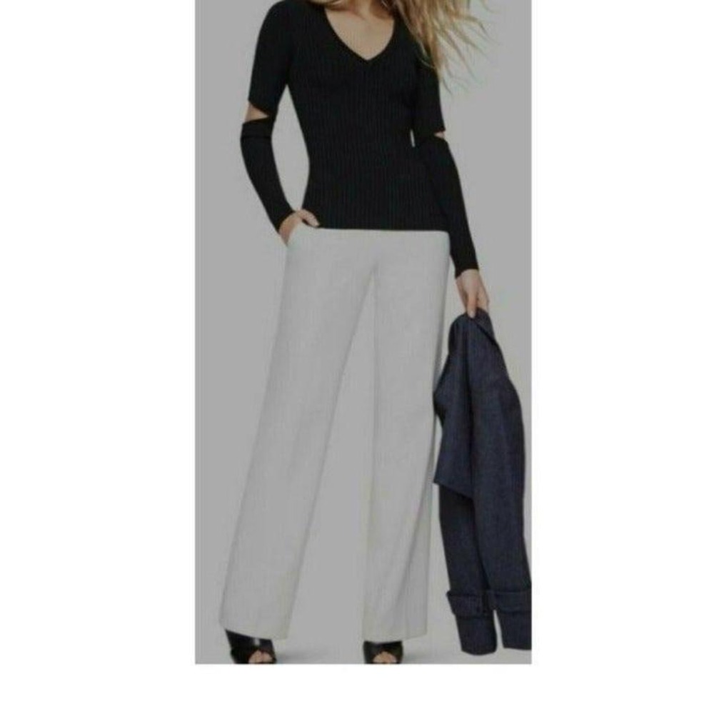 BCBG Max Azria Janele Elbow-Slit Sweater Top Sz XS
